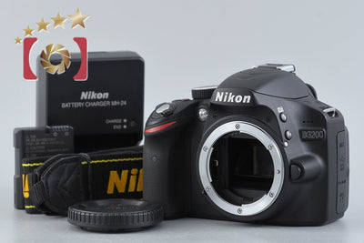 [Used] Nikon D3200 Black Digital SLR Camera