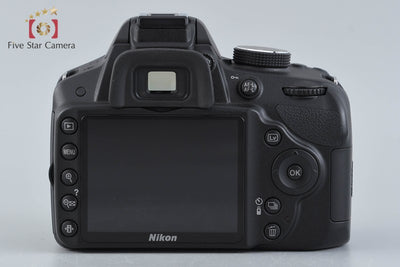[Used] Nikon D3200 Black Digital SLR Camera