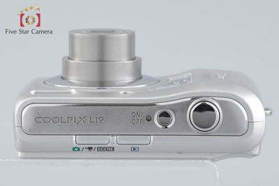 [Used] Nikon COOLPIX L19 Silver Compact Digital Camera