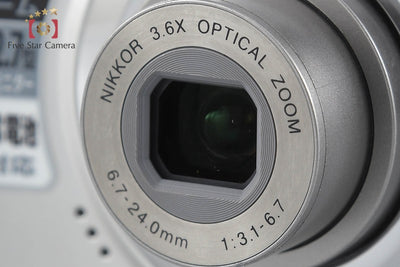 [Used] Nikon COOLPIX L19 Silver Compact Digital Camera