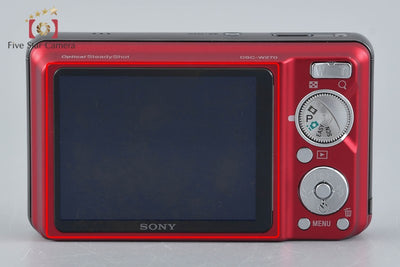 Used: SONY Cyber-shot DSC-W270 Red Digital Still Camera