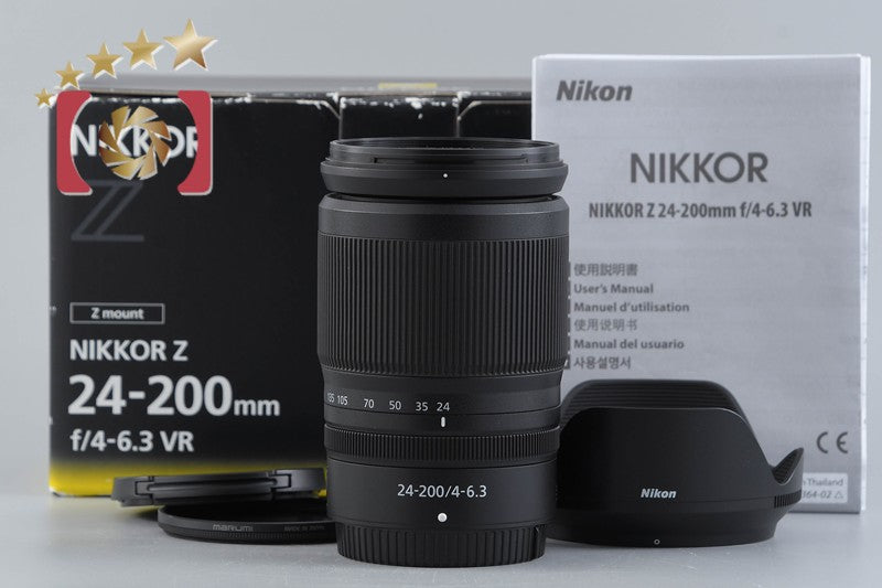 【中古】(ニコン) Nikon Z 24-200/4-6.3 VR Nikon NIKKOR Z 24-200mm f/4-6.3 VR Telephoto Lens for sale online