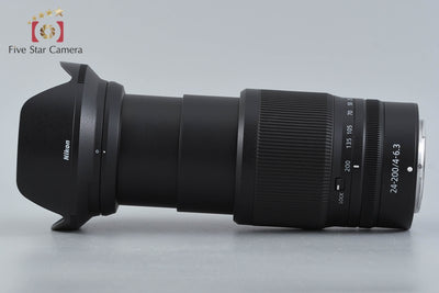 [Used] Nikon NIKKOR Z 24-200mm f/4-6.3 VR with original box