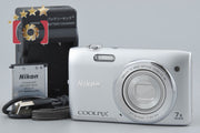 [Used] Nikon COOLPIX S3500 Crystal Silver Compact Digital Camera