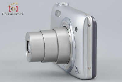 [Used] Nikon COOLPIX S3500 Crystal Silver Compact Digital Camera