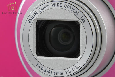 [Used] Casio EXILIM EX-ZS190 Pink Compact Digital Camera