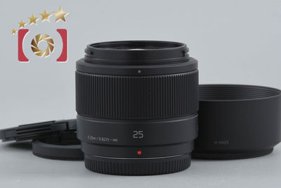 Used Panasonic LUMIX G 25mm f/1.7 ASPH. H-H025 Black