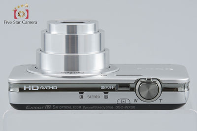 Used: SONY Sony Cyber-shot DSC-WX30 Silver Digital Still Camera