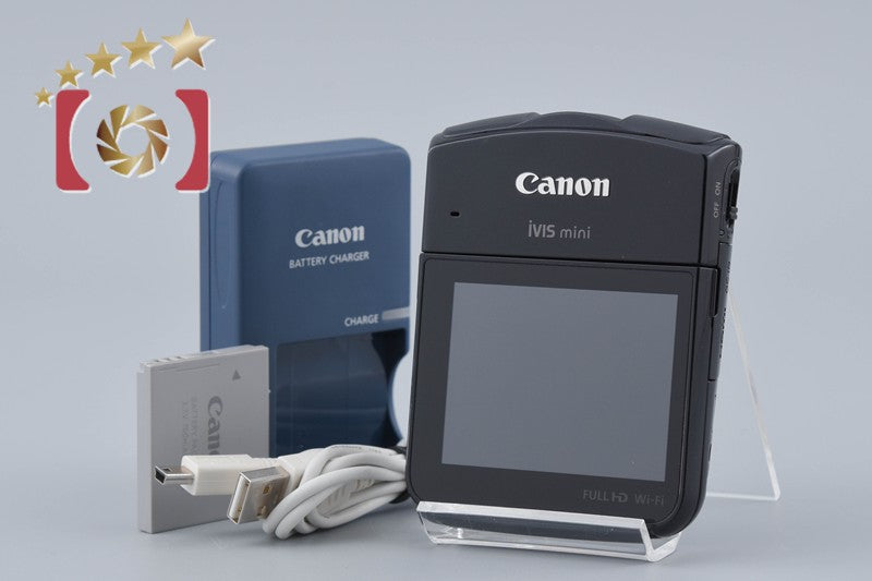 【中古】Canon キヤノン iVIS mini ブラック ビデオカメラ