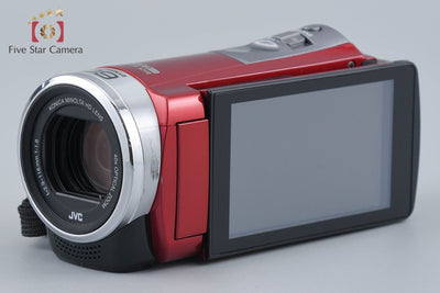 [Used] JVC Kenwood GZ-HM199 Red Digital Video Camera