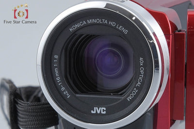 [Used] JVC Kenwood GZ-HM199 Red Digital Video Camera