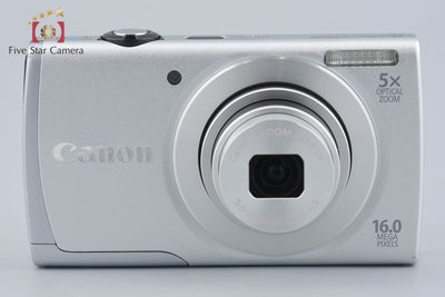 [Used] Canon PowerShot A2600 Silver Compact Digital Camera with Original Box