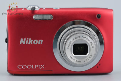 [Used] Nikon COOLPIX A100 Red Compact Digital Camera