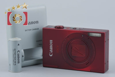 [Used] Canon IXY 3 Red Compact Digital Camera