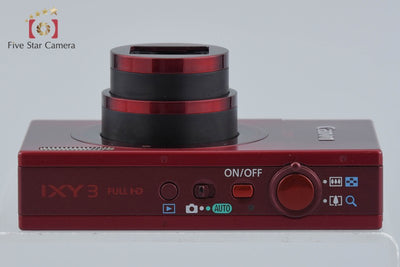 [Used] Canon IXY 3 Red Compact Digital Camera