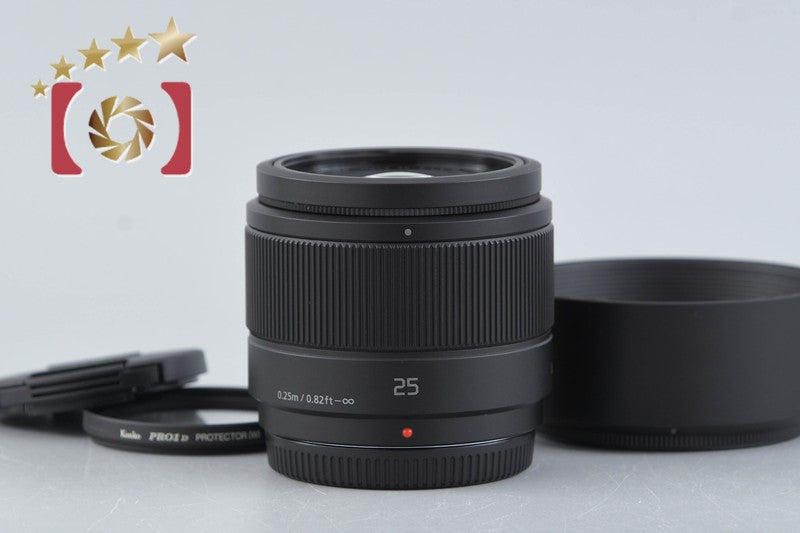 [Used] Panasonic LUMIX G 25mm f/1.7 ASPH. H-H025 Black
