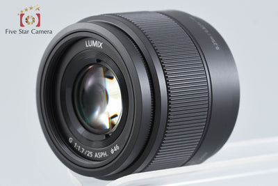 [Used] Panasonic LUMIX G 25mm f/1.7 ASPH. H-H025 Black
