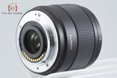 [Used] Panasonic LUMIX G 25mm f/1.7 ASPH. H-H025 Black