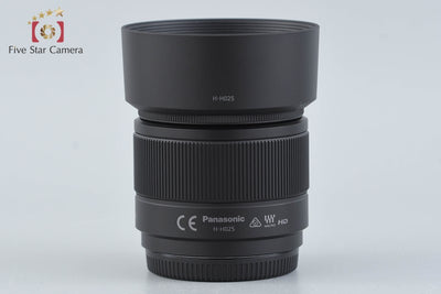 [Used] Panasonic LUMIX G 25mm f/1.7 ASPH. H-H025 Black