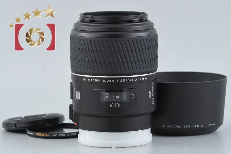 【中古】MINOLTA ミノルタ AF MACRO 100mm f/2.8 New
