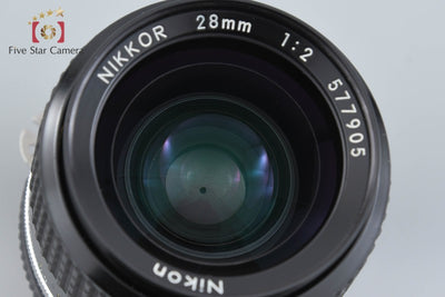 [Used] Nikon Ai-S NIKKOR 28mm f/2