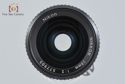 [Used] Nikon Ai-S NIKKOR 28mm f/2