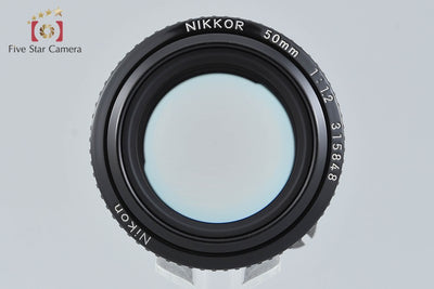 Used] Nikon Nikkor Ai-S 50mm f/1.2