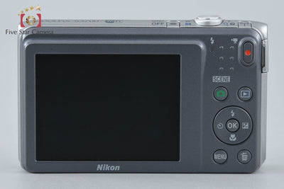 [Used] Nikon COOLPIX S3700 Silver Compact Digital Camera