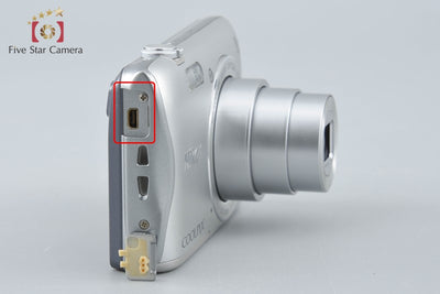 [Used] Nikon COOLPIX S3700 Silver Compact Digital Camera