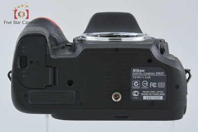 [Used] Nikon D600 Digital SLR Camera