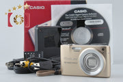 [Used] CASIO EXILIM EX-Z400 Gold Compact Digital Camera with Original Box