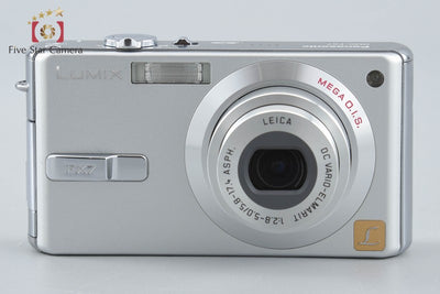 Used: Panasonic LUMIX DMC-FX7 Silky Silver Compact Digital Camera with Original Box