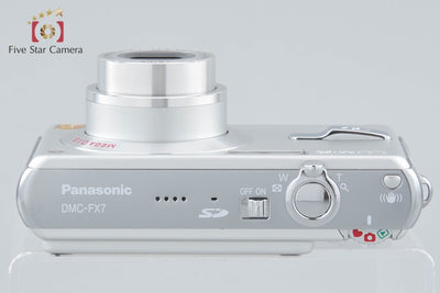 Used: Panasonic LUMIX DMC-FX7 Silky Silver Compact Digital Camera with Original Box