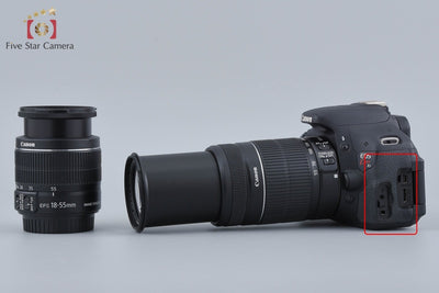 【中古】Canon キヤノン EOS Kiss X5 ダブルズームレンズキット