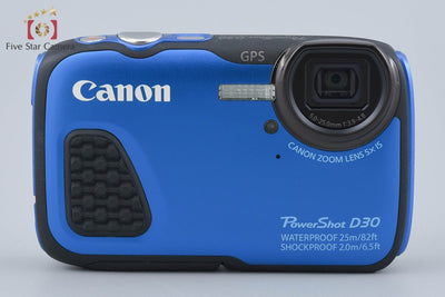 【中古】Canon キヤノン PowerShot D30 コンパクトデジタルカメラ 元箱付き