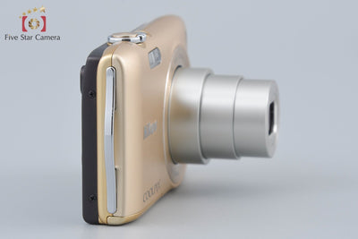 [Used] Nikon COOLPIX S3300 Sweet Gold Compact Digital Camera