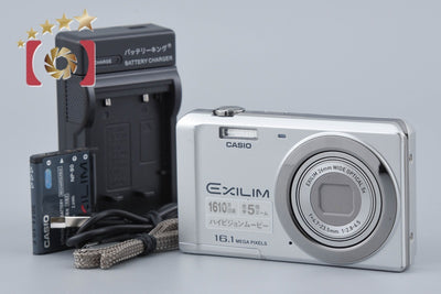 【中古】CASIO カシオ EXILIM EX-ZS6 シルバー コンパクトデジタルカメラ