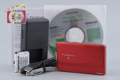 【中古】FUJIFILM 富士フイルム FINEPIX Z900 EXR レッド コンパクトデジタルカメラ
