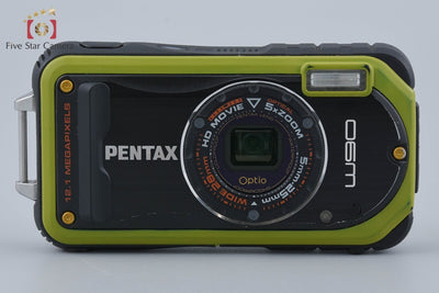 [Used] PENTAX Optio W90 Pistachio Green Waterproof Digital Camera
