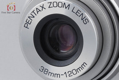 【中古】PENTAX ペンタックス ESPIO 120Mi シルバー コンパクトフィルムカメラ