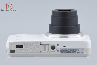 【中古】OLYMPUS オリンパス STYLUS VH-520 ホワイト コンパクトデジタルカメラ