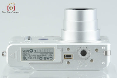 【中古】Casio カシオ EXILIM EX-Z55 シルバー コンパクトデジタルカメラ