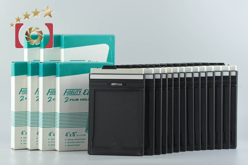 [Used] FIDELITY Elite 4x5 Cut Film Holders, 2-Pack, 7 Sets, with Original Box