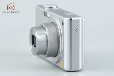 【中古】Panasonic パナソニック LUMIX DMC-FX35 プレシャスシルバー コンパクトデジタルカメラ 元箱付き