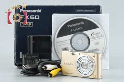 【中古】Panasonic パナソニック LUMIX DMC-FX60 ゴールド コンパクトデジタルカメラ 元箱付き