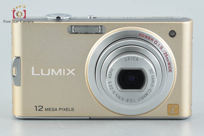 【中古】Panasonic パナソニック LUMIX DMC-FX60 ゴールド コンパクトデジタルカメラ 元箱付き