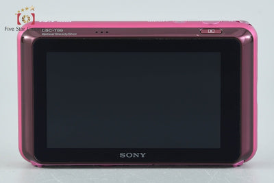 【中古】SONY ソニー Cyber-shot DSC-T99 ピンク デジタルスチルカメラ 海外版
