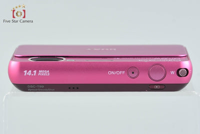 【中古】SONY ソニー Cyber-shot DSC-T99 ピンク デジタルスチルカメラ 海外版