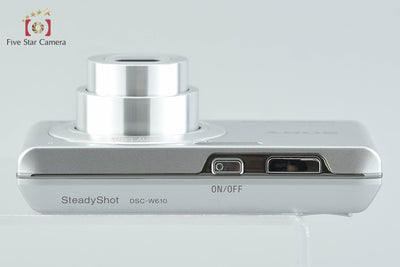 【中古】SONY ソニー Cyber-Shot DSC-W610 シルバー デジタルスチルカメラ 元箱付き