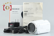 【中古】SONY ソニー ハンディカム HDR-CX670 ホワイト デジタルビデオカメラ 元箱付き 多言語対応